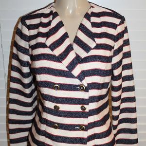 Cabi women's double breasted cotton jacket